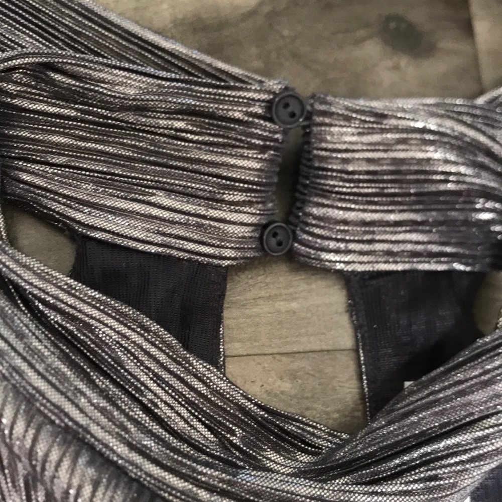Astr High Neck Racerback Peplum Top - Picture 5 of 5